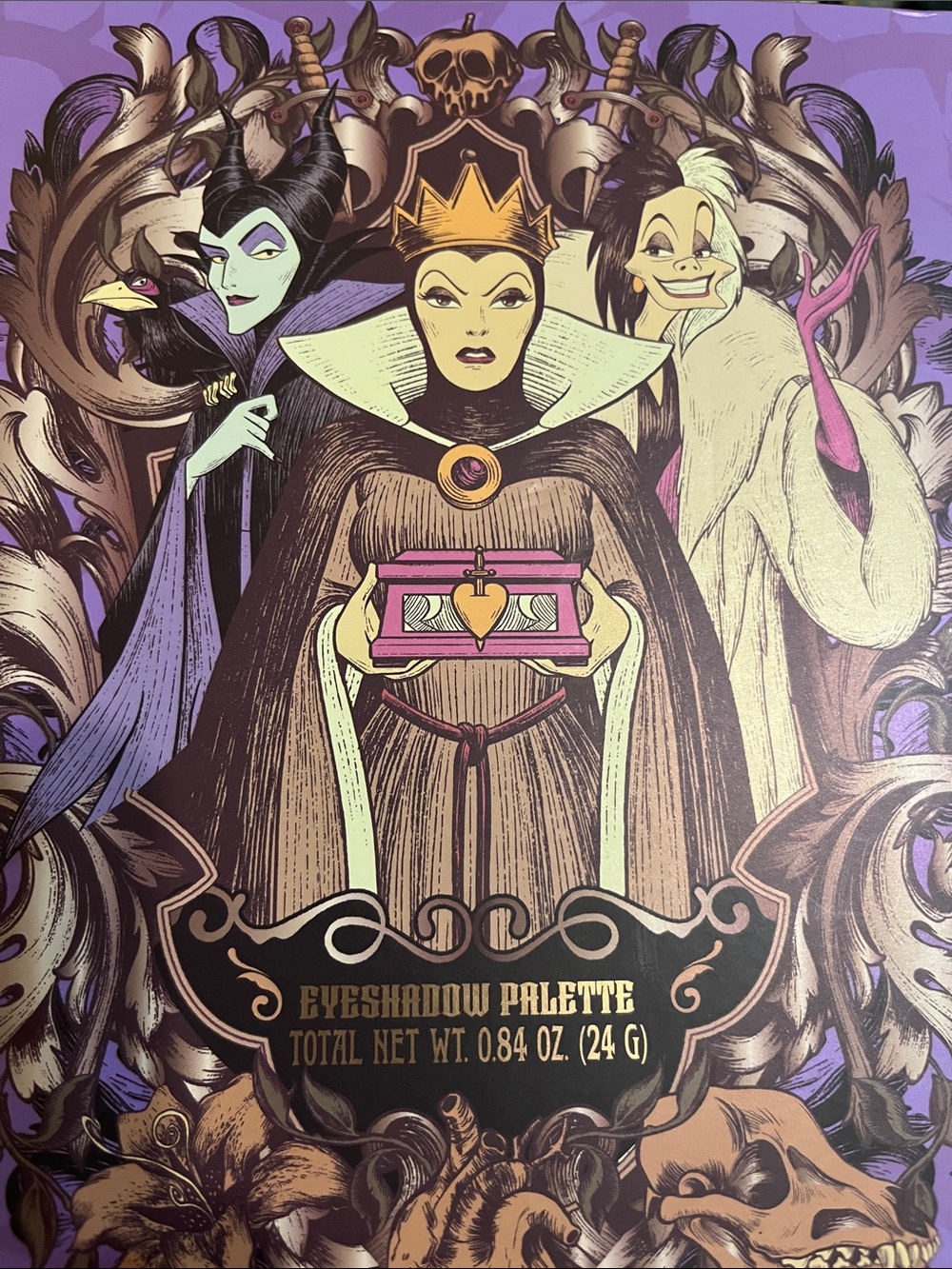 Disney Pop Up Evil Villians Makeup Eyeshadow Palette